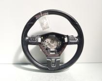Volan piele cu comenzi si padele, cod 3C8419091BF, Vw Passat Variant (365) (id:689084)