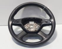 Volan piele cu comenzi, cod 3T0419091AH, Skoda Superb II (3T4) (id:690130)