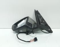 Oglinda electrica stanga cu semn, lumina ambientala si rabatare electrica, Skoda Octavia 3 (5E3) vol pe dreapta (id:693495)