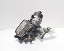 Carcasa filtru ulei cu racitor ulei, cod 55220802, Alfa Romeo Mito (955) 1.4 benz, 199A6000 (id:703627)