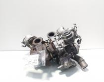 Turbosuflanta bi turbo, cod 9682307780, 770332-0001, Peugeot 407 SW 2.2 HDI, 4H01 (id:718709)