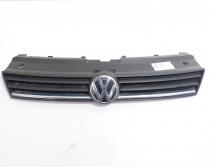 Grila bara fata centrala sus cu sigla, cod 6C0853653A, VW Polo (6R), facelift (id:719933)