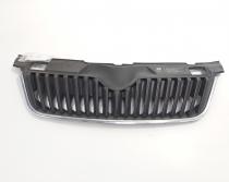 Grila bara fata centrala, cod 5J0853668C, Skoda Roomster (5J) (id:721383)