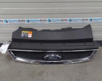 Grila bara fata centrala cu sigla, 4M51-8138-AE, Ford Focus 2, 2004-2011