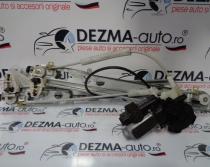 Macara cu motoras dreapta fata, 128000472, Renault Megane 2 combi, 2003-2008