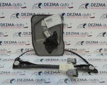 Macara cu motoras stanga fata, 5J2837401B, 6Q1959802E, Skoda Fabia 2 (5J)