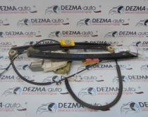 Macara cu motoras dreapta fata, 4F0959802D, Audi A6 Avant (4F5, C6)