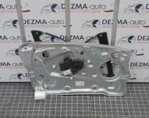 Macara cu motoras stanga fata, 6Y0837755C, Skoda Fabia 1 sedan (6Y3)