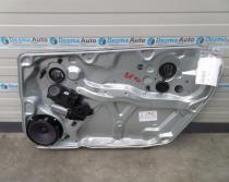 Macara cu motoras usa dreapta fata 3B4837756D, Vw Passat B5, 1997-2000