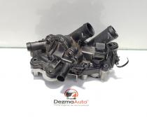 Pompa apa cu corp termostat, Vw Caddy 4, 1.0 tsi, DKR, 04E121042L