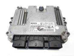 Calculator motor Bosch, cod 9665674480, 0281014729, Peugeot 307 sedan, 1.6 HDI, 9H01, 9HZ (idi:483496)