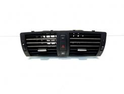 Grila aer bord centrala cu buton avarii, cod 7059189-13, Bmw 1 Coupe (E82) (id:488779)