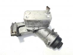 Coarcasa filtru ulei cu racitor ulei, cod 6740373126, Bmw 1 (E81, E87), 2.0 diesel, 204D4 (id:489765)