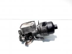 Carcasa filtru ulei cu racitor ulei, cod 9656830180, Peugeot 407 Coupe, 2.0 HDI, RHR (idi:517069)