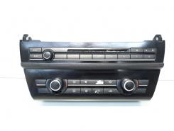 Display climatronic cu butoane comenzi radio, cod 9236483-01, Bmw 5 (F10) (id:554167)