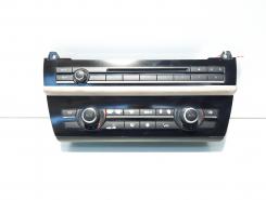 Panou comanda radio CD si climatronic, cod 9236478, Bmw 5 (F10) (id:564241)