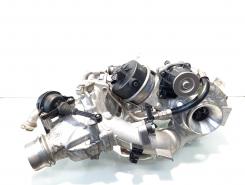 Turbosuflanta Biturbo, cod 8584199-08, 8591188-06, Bmw X1 (F48) 2.0 diesel, B47C20B (id:566883)