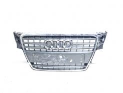 Grila bara fata centrala cu sigla, cod 8K0853651, Audi A4 Avant (8K5, B8) (idi:587429)