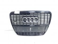 Grila bara fata centrala sus cu sigla, cod 4F0853651L, Audi A6 Allroad (4FH, C6) (id:579289)