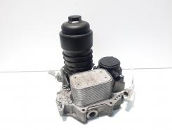 Carcasa filtru ulei cu racitor ulei, cod 78558686, Audi A4 (8EC, B7), 3.0 TDI, ASB (idi:553722)