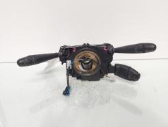 Maneta semnalizare cu bloc lumini, maneta stergatoare, spirala volan si comenzi radio, cod 96667322XT, Peugeot 3008 (id:619204)