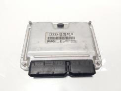 Calculator motor ECU, cod 038906019CG, 0281010406, Audi A4 Avant (8E5, B6), 1.9 TDI, AWX (idi:631447)