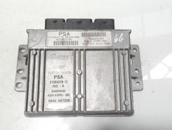 Calculator motor ECU, cod 9650825180, 9642222380, Peugeot Bipper (AA), 1.4 benz, KFV (idi:495758)