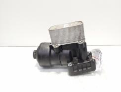 Carcasa filtru ulei cu racitor ulei, cod 03L115389C, 03L117021C, Audi A5 Cabriolet (8F7), 2.0 TDI, CJC (idi:643787)