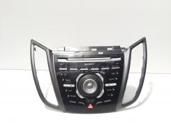 Radio CD cu butoane comenzi Sony, cod AM5T-18K811-DF37CE, AM5T-18C815-SH, Ford C-Max 2 (id:671217)