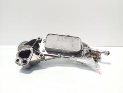 Carcasa filtru ulei cu racitor ulei, cod GM12992593, Opel Astra H Twin Top, 1.8 benz, Z18XER (idi:672676)