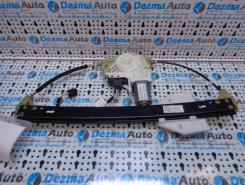 Macara cu motoras dreapta spate, 4F0839462B, 4F0959802C, Audi A6 (4F2, C6) 2004-2011