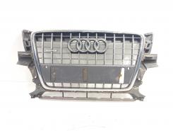 Grila bara fata centrala cu sigla cu loc de senzori, cod 8R0853651B, Audi Q5 (8RB) (id:699868)