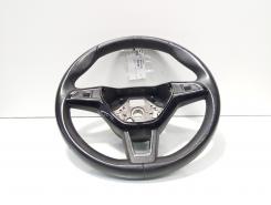 Volan piele cu comenzi, cod 5E0419091BQ, Skoda Superb III Combi (3V5) (id:702106)
