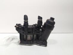 Carcasa filtru ulei cu racitor ulei, cod 70377932, 8507626, Bmw 3 (F30) 2.0 diesel, N47D20C (id:702361)