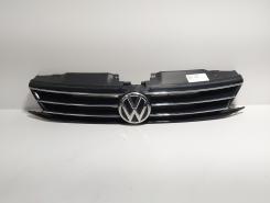 Grila bara fata centrala sus cu sigla, cod 5C6853655F, Vw Jetta 4 (6Z) facelift (id:702615)