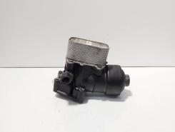 Carcasa filtru ulei cu racitor ulei, cod 03L115389C, 03L117021C, Audi A4 (8K2, B8) 2.0 TDI, CGL (id:704570)
