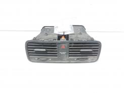 Grila aer bord centrala cu buton avarii, cod 5L0820951, Skoda Yeti (5L) (id:707977)
