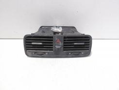 Grila aer bord centrala cu buton de avarii, cod 5L0820951, Skoda Yeti (5L) (id:708653)