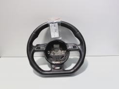 Volan piele perforata cu comenzi si padele, cod 8K0419091CP, Audi A4 Avant (8K5, B8) (id:712756)