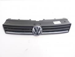 Grila bara fata centrala sus cu sigla, cod 6C0853653A, VW Polo (6R), facelift (id:719933)