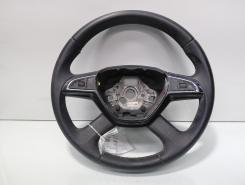 Volan piele cu comenzi, cod 5E0419091AC, Skoda Octavia 3 (5E3) (idi:727063)
