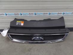 Grila bara fata centrala cu sigla, 4M51-8138-AE, Ford Focus 2, 2004-2011