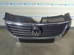 Grila bara fata centrala cu sigla 3C0853551AD, Vw Passat Variant (3C5) 2005-2010 (id:206319)