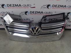 Grila bara fata centrala cu sigla, 1K5853651, Vw Jetta (1K2) 2005-2010 (id:216239)
