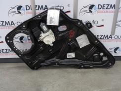 Macara cu motoras dreapta spate 5N0839730M, 5N0959704D, Volkswagen Tiguan (5N_) (id:222320)