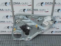 Macara cu motoras dreapta spate 3U5839752CM, 3U0959812, Skoda Superb (3U4)