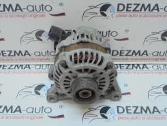 Alternator 80A, cod 9638544280, Peugeot 206 sedan, 1.6 benz, NFU (id:284026)
