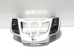 Grila centrala aer bord, cod 8A61-18A802-AGVW, Ford Fiesta 6 (id:394045)