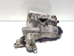 Carcasa filtru ulei cu racitor, Renault Laguna 3 Combi, 2.0 dci, M9RA802, 8200781898