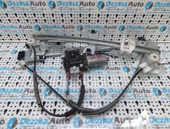 Macara cu motoras stanga fata, 0130821763, Peugeot Partner, 1996-2008, (id.119018)